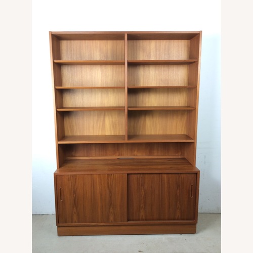 Used Danish 2 Piece Shelving Unit with Cabinets for sale on AptDeco