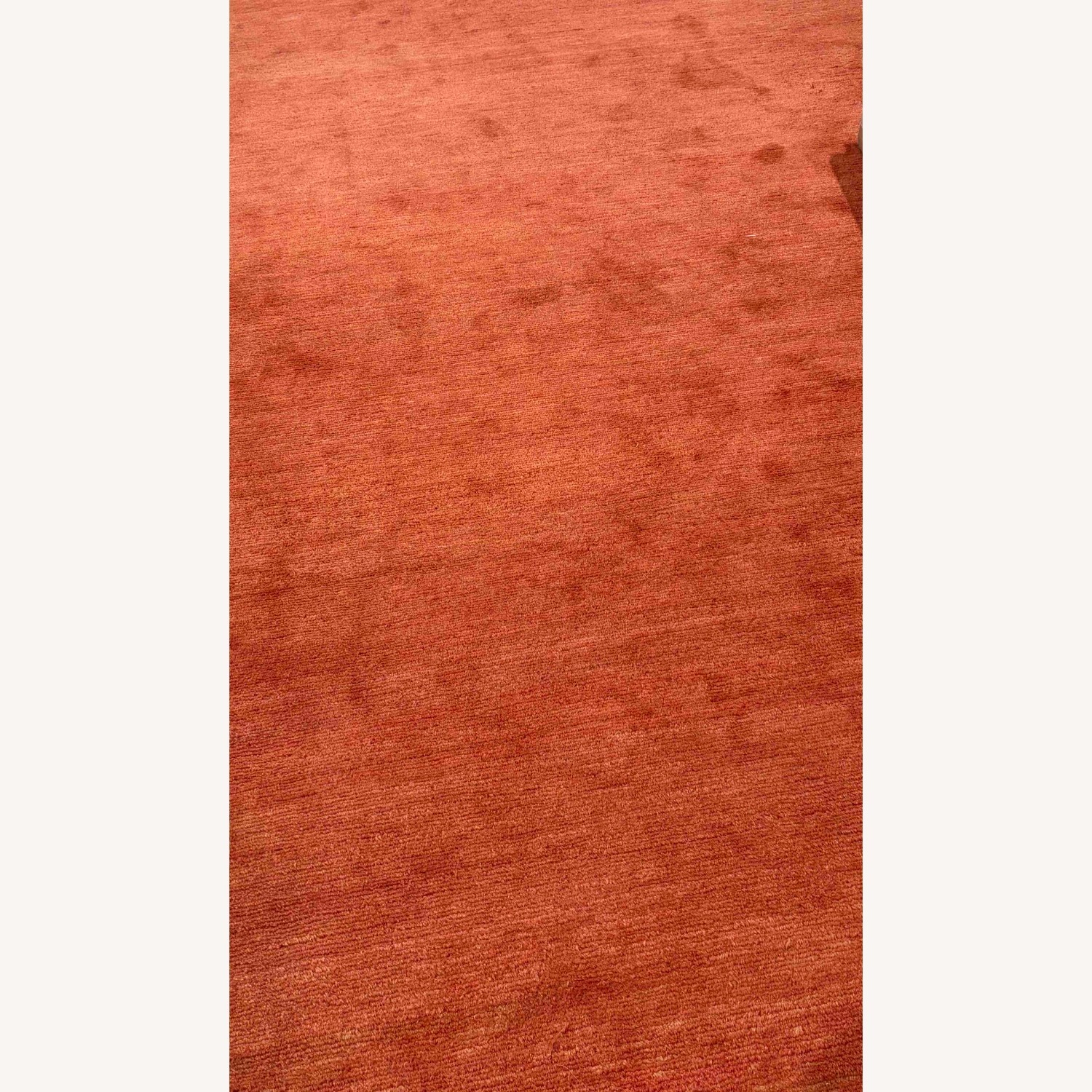 Orange Wool Area Rug 8' x 10' - image-4