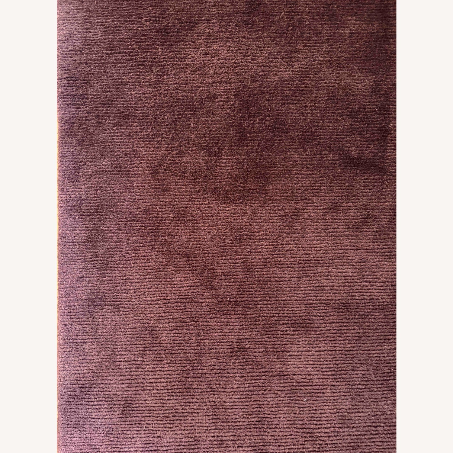 Purple Wool Area Rug 1' x 6' - image-3