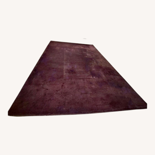 Used Purple Wool Area Rug 1' x 6' for sale on AptDeco