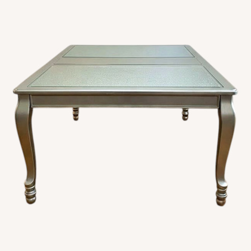Used Ashley Furniture Silver Dining Table for sale on AptDeco