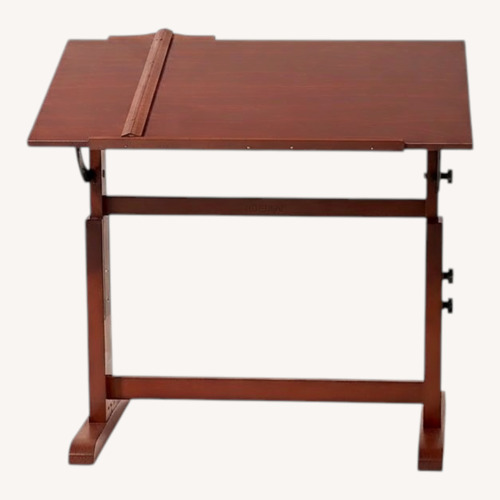 Used Dark Brown Wood Desk for sale on AptDeco