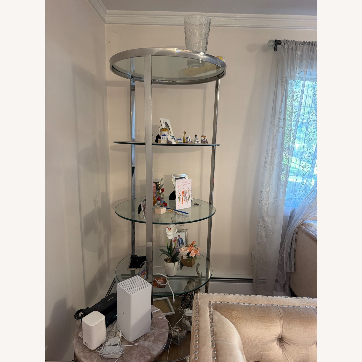 Silver Wall Shelf - image-3