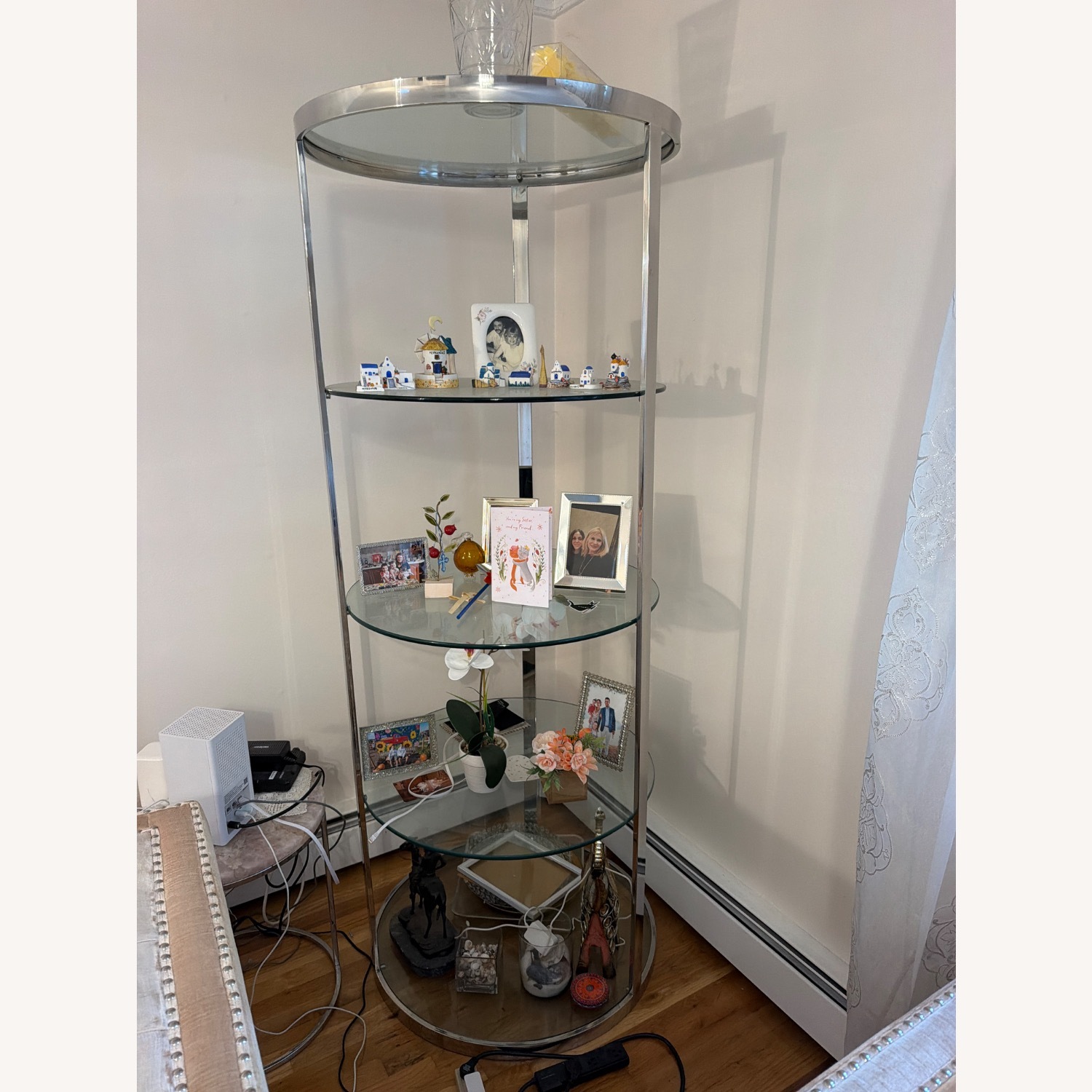 Silver Wall Shelf - image-1