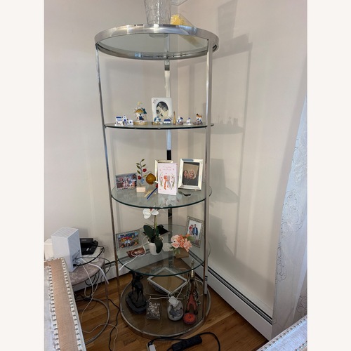 Used Silver Wall Shelf for sale on AptDeco