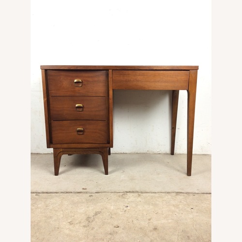 Used Mid Century Writing Desk with 4 Drawers for sale on AptDeco