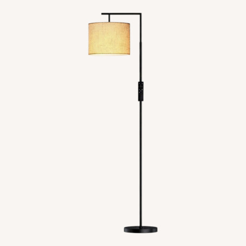 Used Wayfair Haileyville Black Floor Lamp for sale on AptDeco