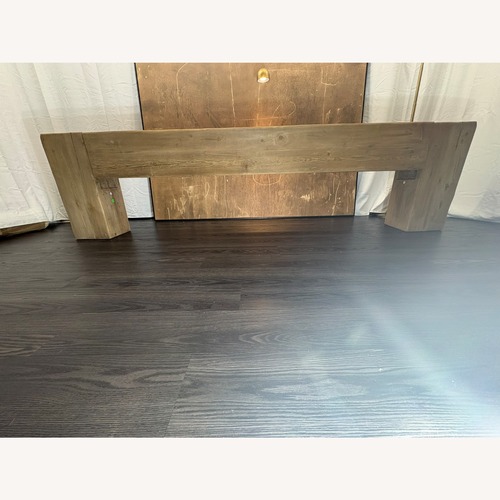 Used Restoration Hardware Reclaimed English Beam Console Table 118" for sale on AptDeco