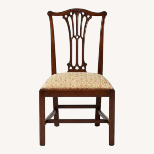 Used Set of 8 Mahogany Chippendale Dining Chairs for sale on AptDeco