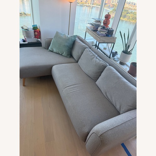 Used Grey Sectional Sofa for sale on AptDeco