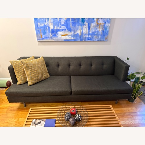 Used CB2 Avec Dark Gray Fabric 3+ Seater Sofa for sale on AptDeco