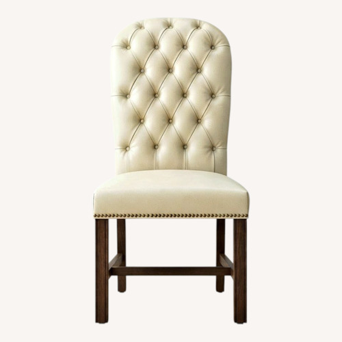Used Century Furniture Natural Fabric Dining Chair for sale on AptDeco