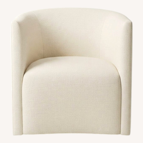 Used CB2 Natural Fabric Accent Chair for sale on AptDeco