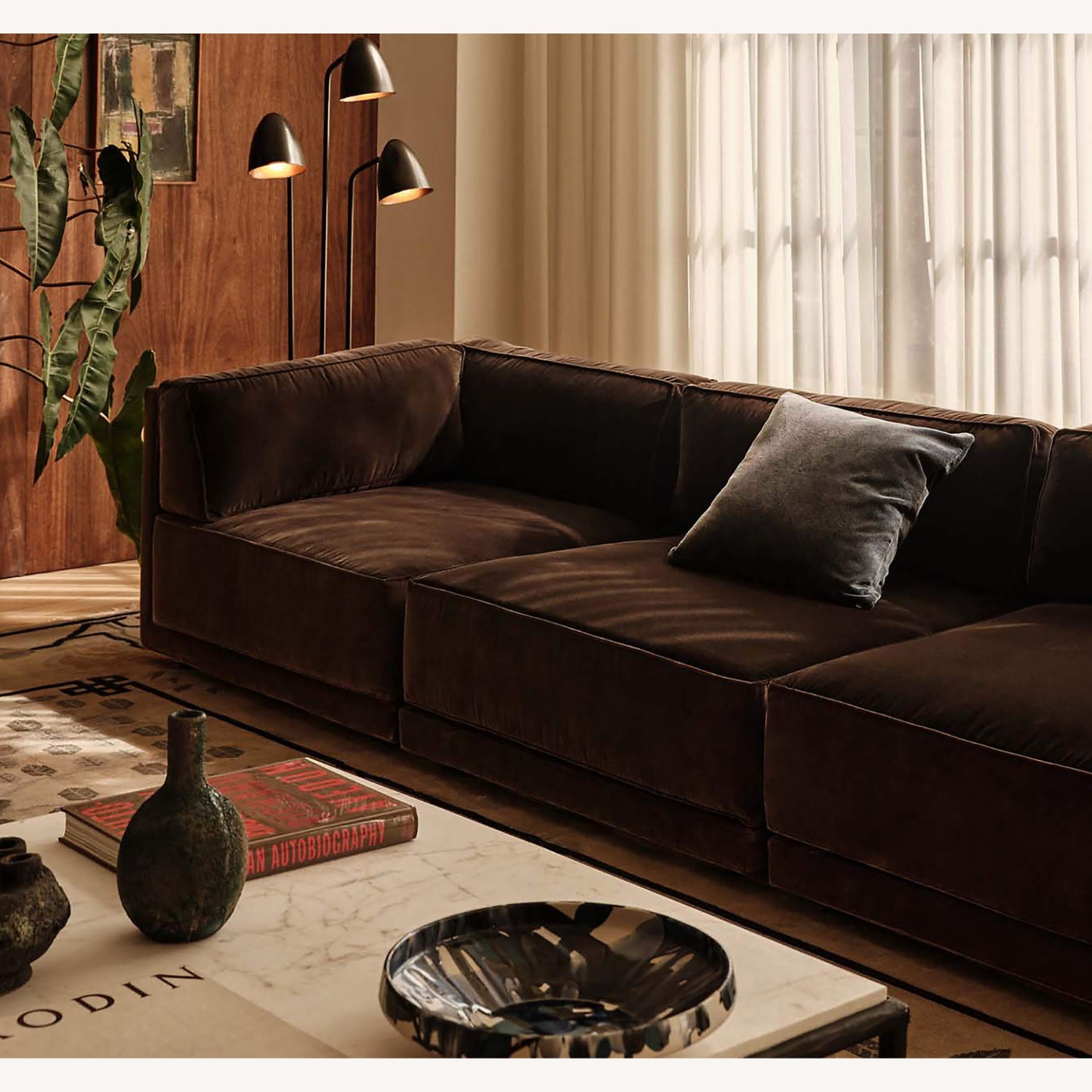CB2 Oriole 4-Piece L-Shaped Modular Sectional - image-5