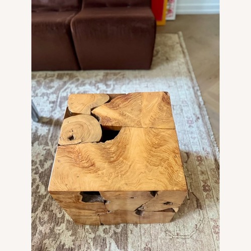 Used Lulu & Georgia Iva Wood Side Table for sale on AptDeco