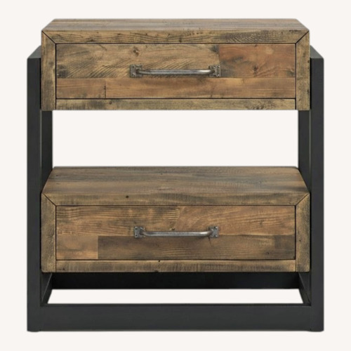 Used Ashley Furniture Reclaimed Pine Nightstand  for sale on AptDeco