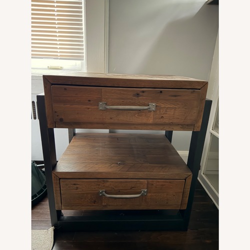Used Ashley Furniture Reclaimed Pine Nightstand  for sale on AptDeco