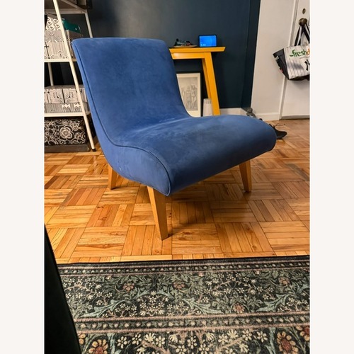 Used Custom Vintage Chair and Ottoman set for sale on AptDeco