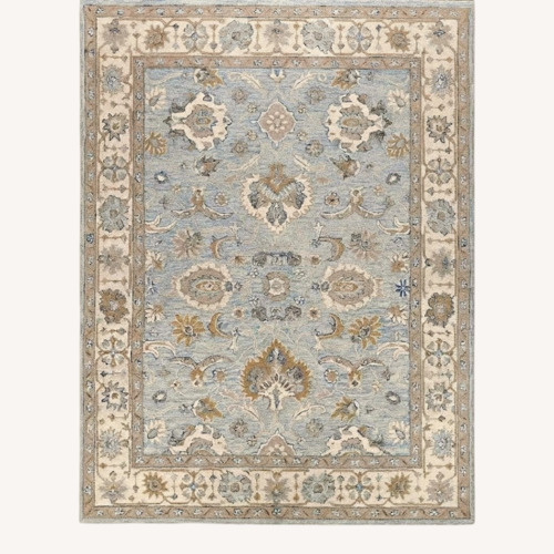 Used Exquisite Rugs Marietta Oushak Hand Tufted Wool Rug 8' x 10' for sale on AptDeco