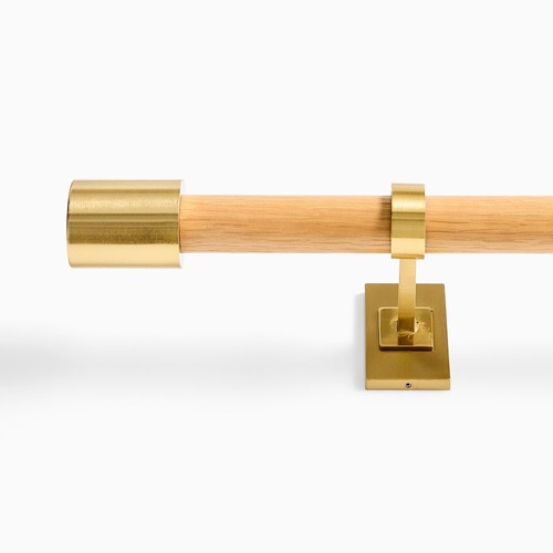 Used Mid-Century Adjustable Curtain Rod 44”-108” for sale on AptDeco