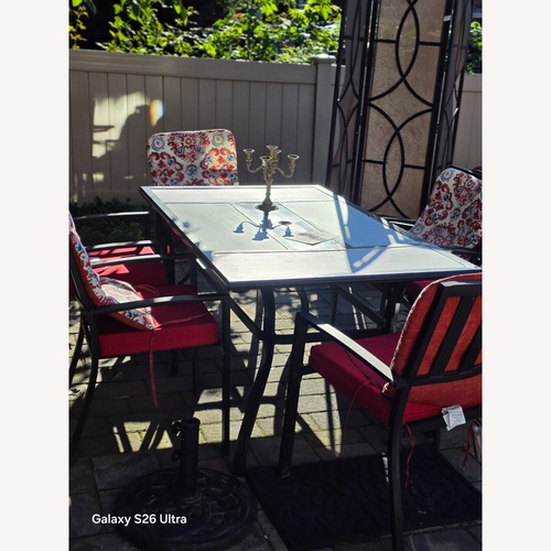 Used Black Metal Patio Furniture for sale on AptDeco