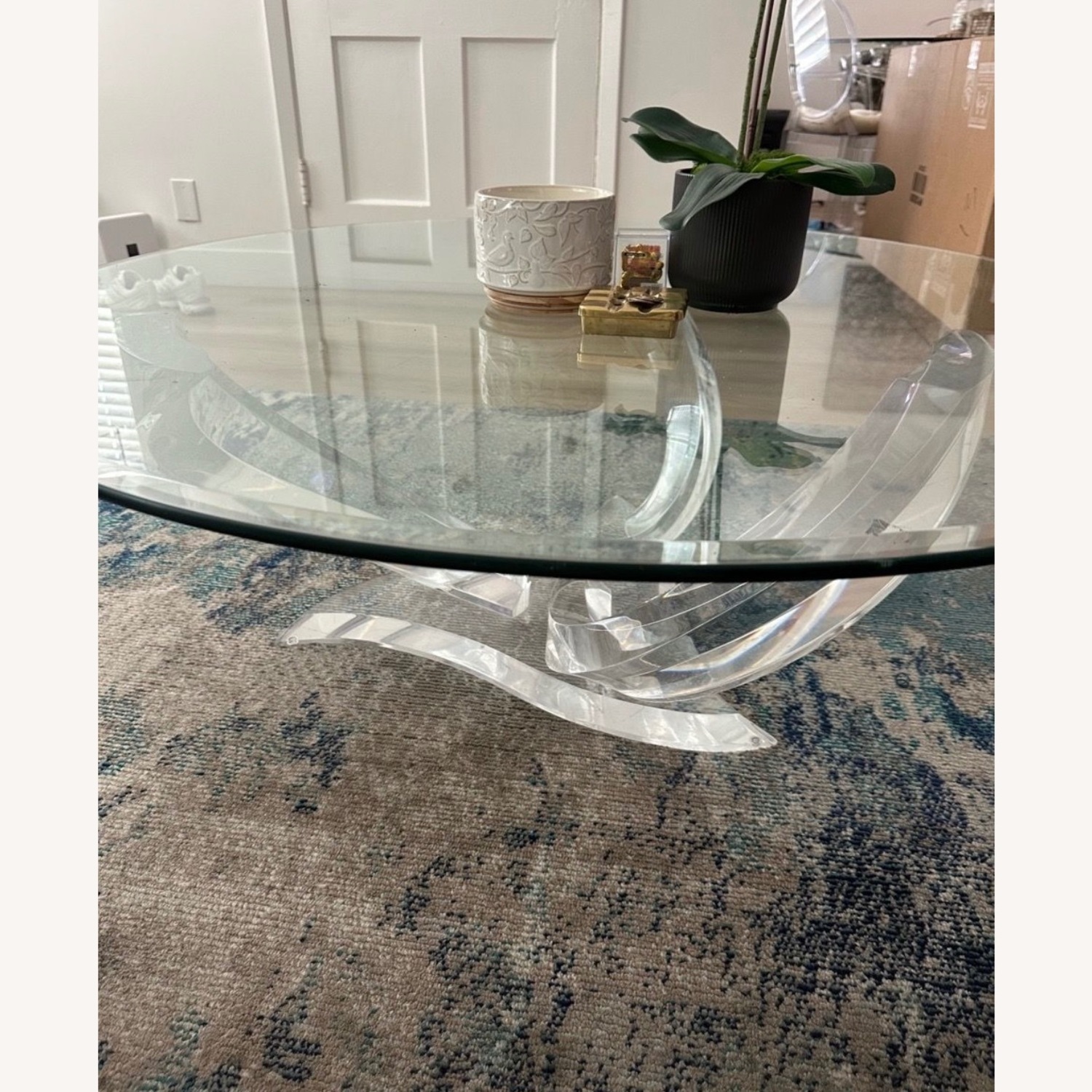 Vintage/Antique Finds Transparent Coffee Table - image-2