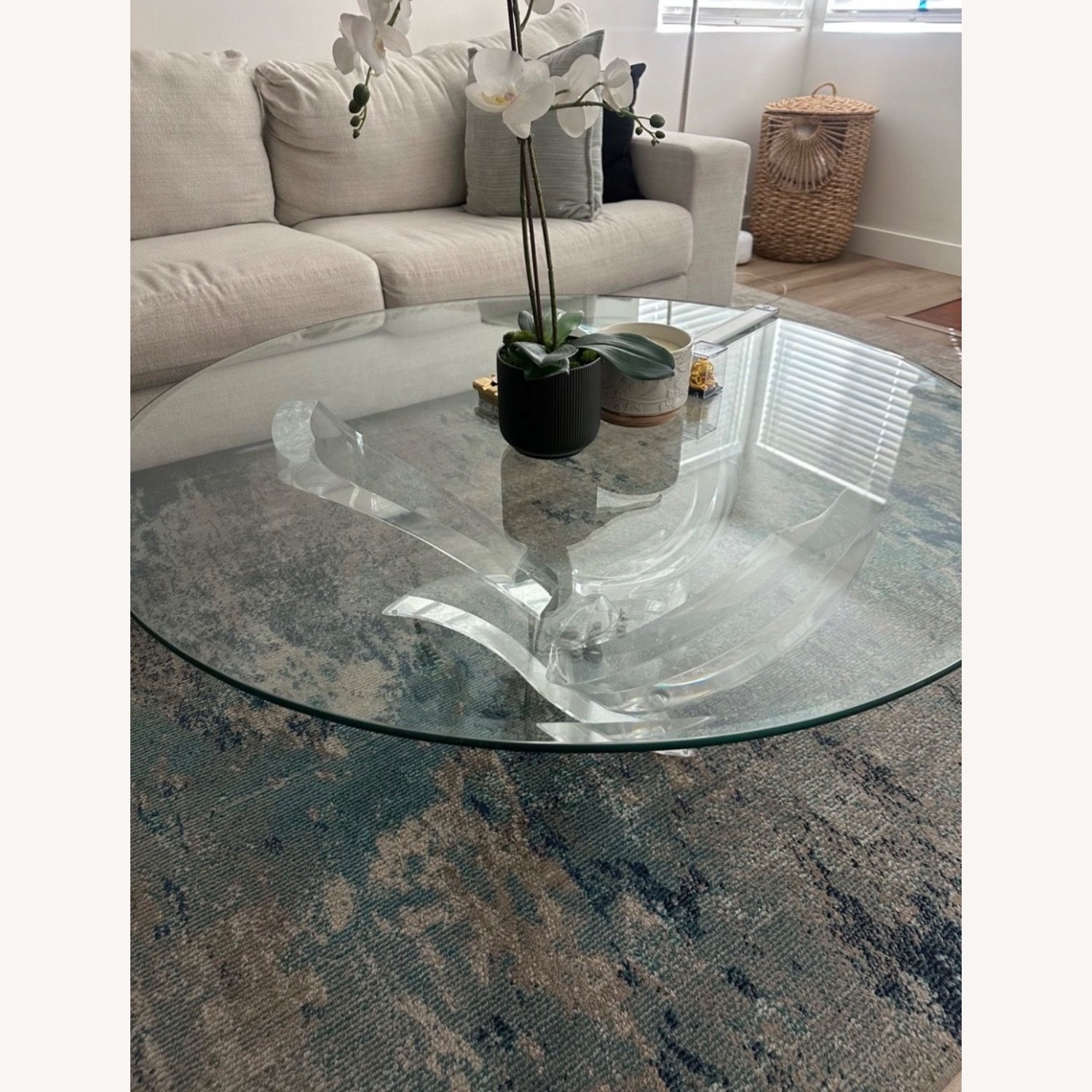 Vintage/Antique Finds Transparent Coffee Table - image-4