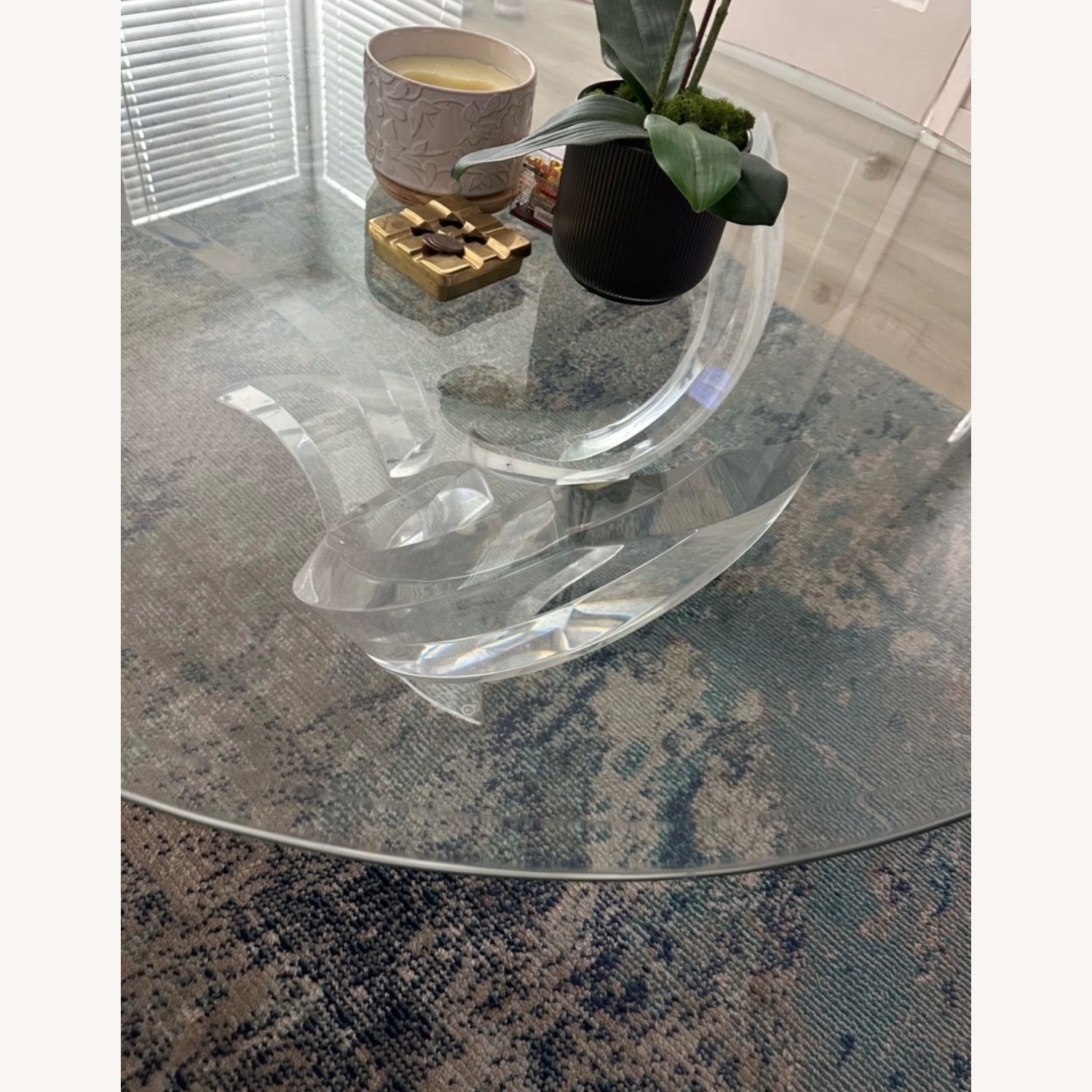 Vintage/Antique Finds Transparent Coffee Table - image-3