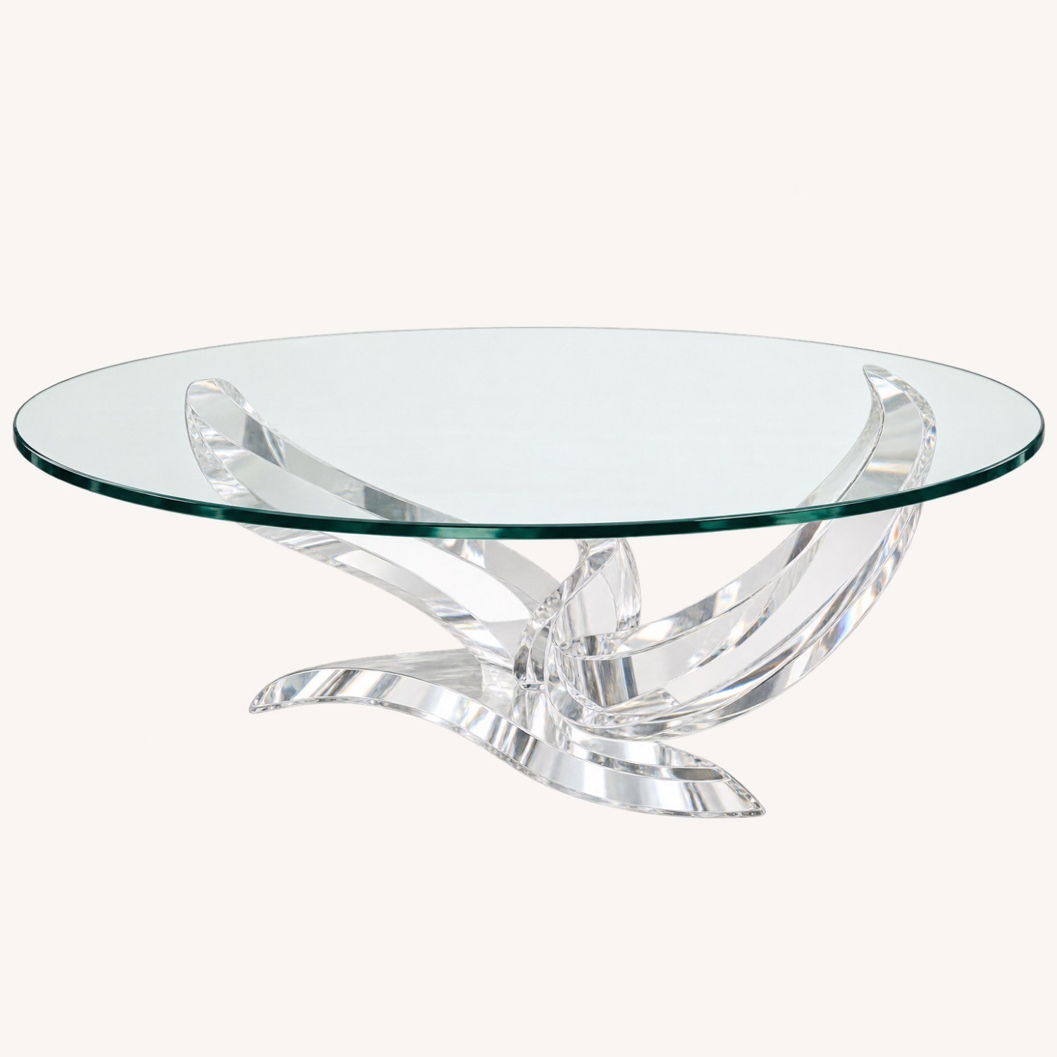 Vintage/Antique Finds Transparent Coffee Table - image-5