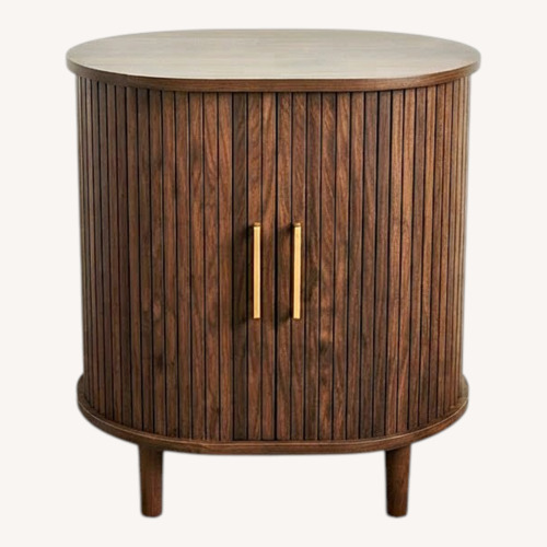 Used Dark Brown Wood Nightstand for sale on AptDeco
