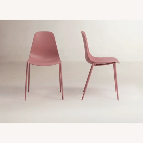Used Article Svelti Dining Chairs- Pistachio & Blush for sale on AptDeco