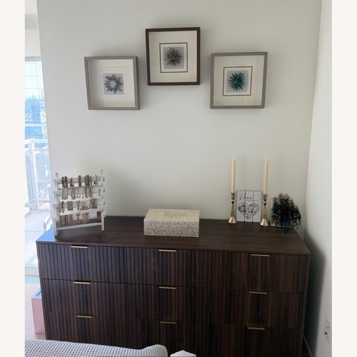 Used Dark Brown Walnut Dresser for sale on AptDeco