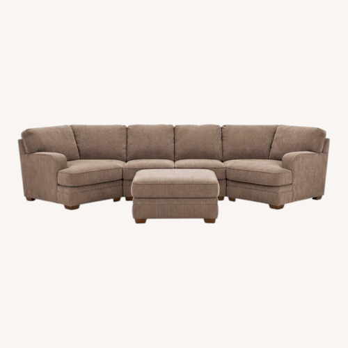 Used 3 Piece Sectional With Ottoman for sale on AptDeco