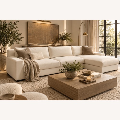 Used Restoration Hardware Modena Track Arm Chaise Sectional for sale on AptDeco