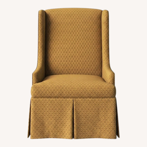 Used Vintage/Antique Finds Gold Fabric Armchair for sale on AptDeco