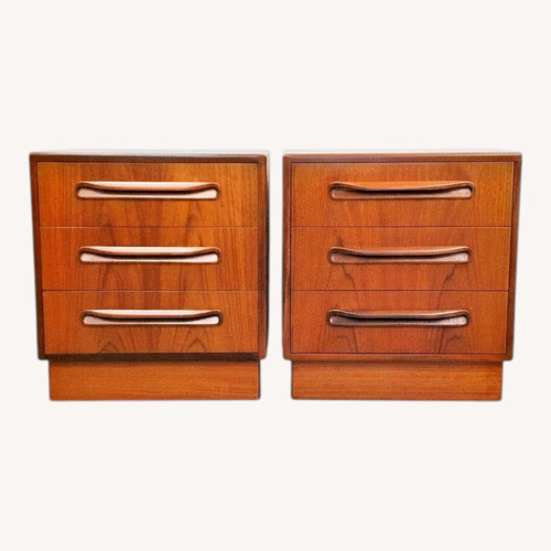 Used 2 Vintage G Plan Fresco Teak Nightstands for sale on AptDeco