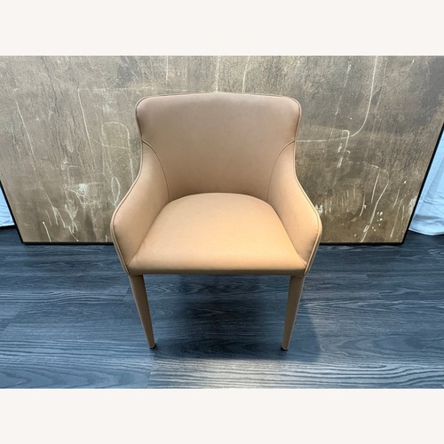 Used Restoration Hardware Nicola Slope Leather Dining Armchair for sale on AptDeco