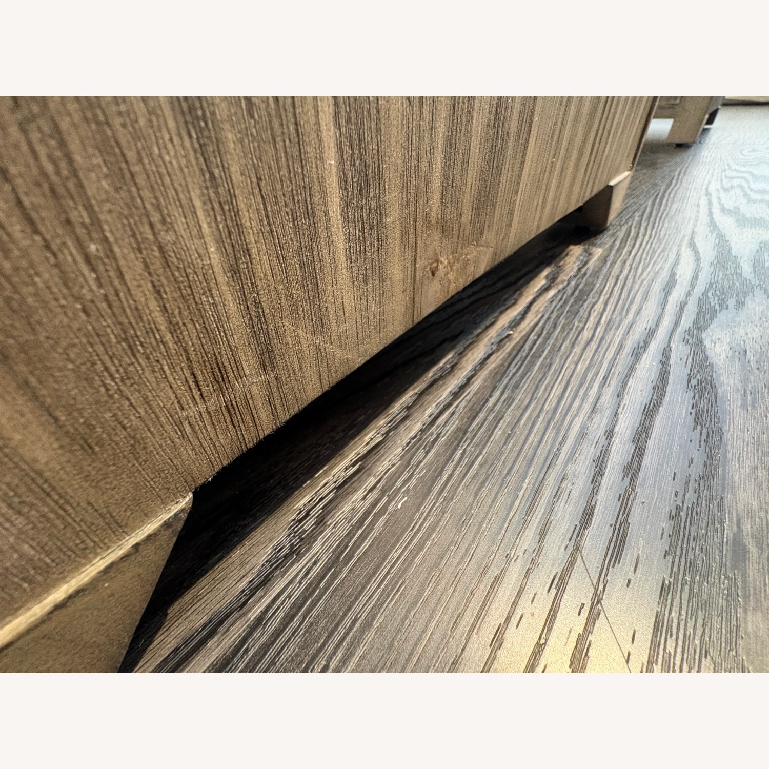 Restoration Hardware Laguna Storage Desk Grey Driftwood - image-18