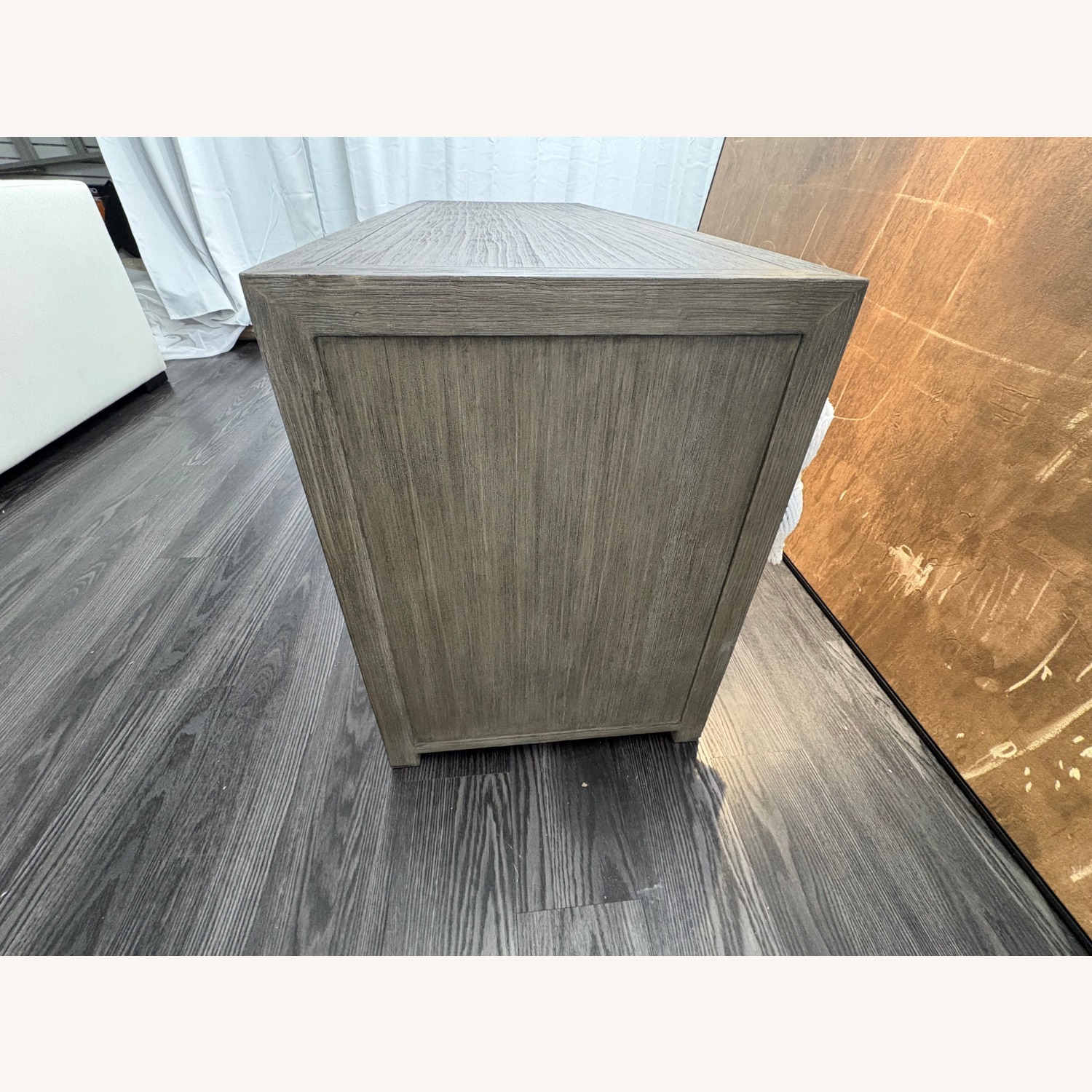 Restoration Hardware Laguna Storage Desk Grey Driftwood - image-20