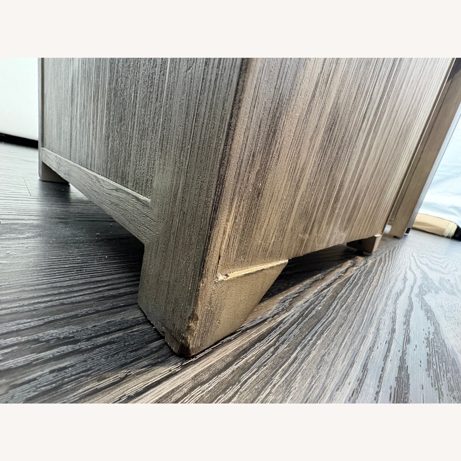 Restoration Hardware Laguna Storage Desk Grey Driftwood - image-28
