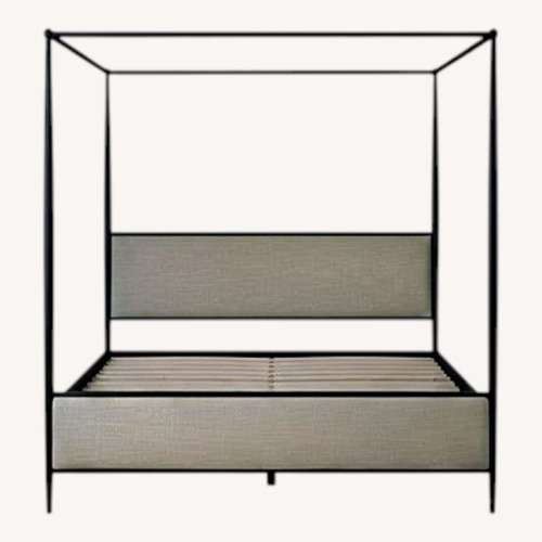 Used West Elm Oralie Canopy Bed, King Size for sale on AptDeco