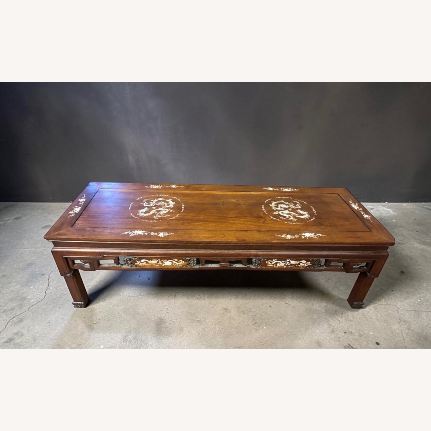 A Chinese Rosewood Coffee Table - image-1