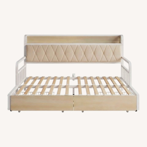 Used Amazon White Cotton Daybed for sale on AptDeco