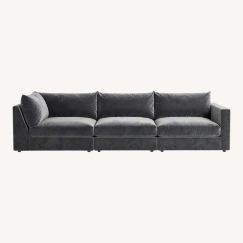 Used Dark Gray Fabric 3+ Seater Sofa for sale on AptDeco