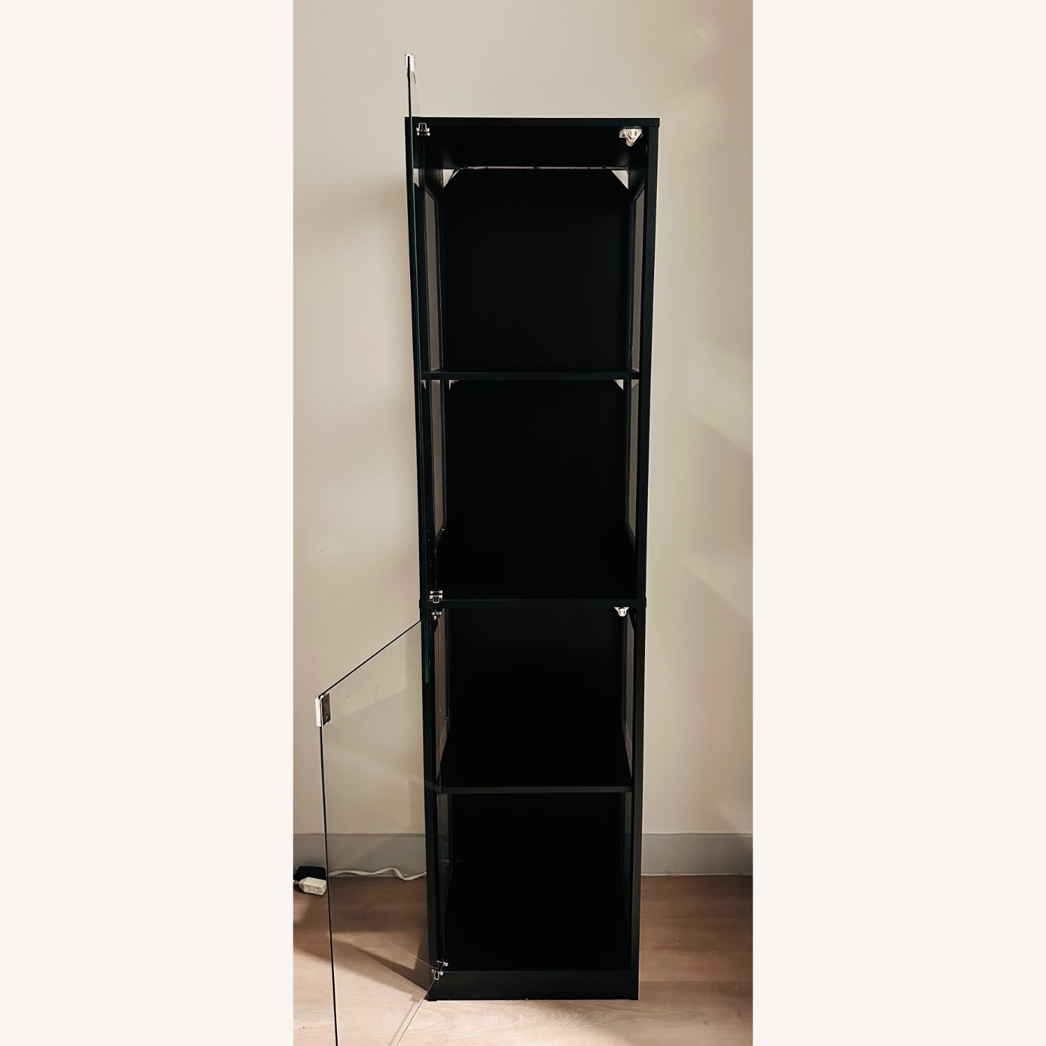 Black Metal Bookcase - image-2