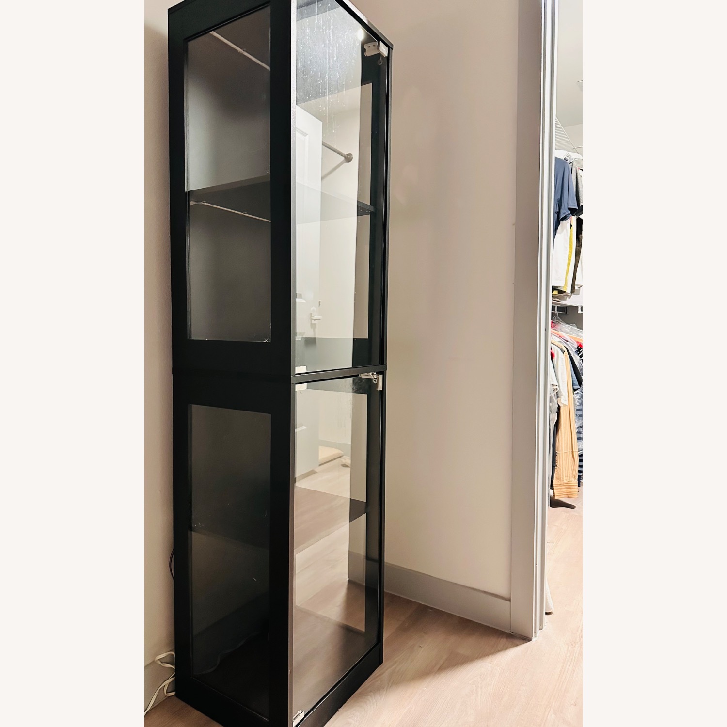 Black Metal Bookcase - image-4