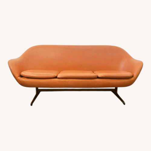 Used Vintage Swedish Overman Pod Sofa - Orange for sale on AptDeco