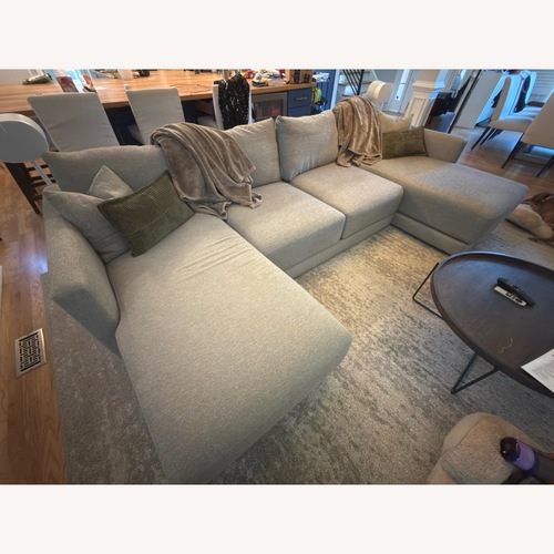 Used Crate & Barrel Gather Deep 3-Piece L-Shaped Sectional Sofa for sale on AptDeco