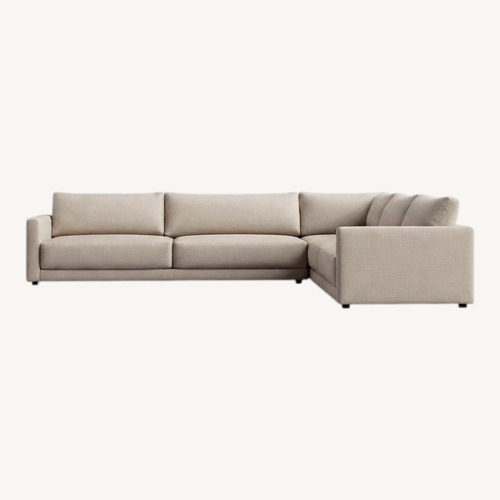 Used Crate & Barrel Gather Deep 3-Piece L-Shaped Sectional Sofa for sale on AptDeco