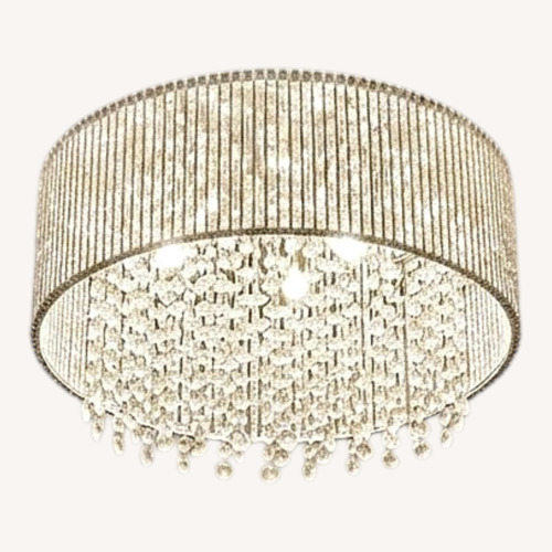 Used  Modern Drum Crystal Chandeliers for sale on AptDeco